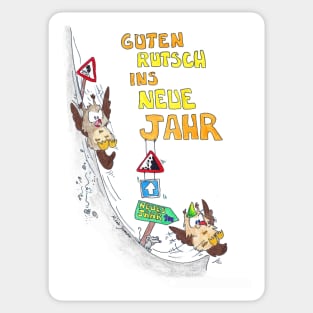 Guten Rutsch ins Neue Jahr Sticker